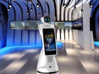 4s店介绍迎宾机器人的功能及外形设计